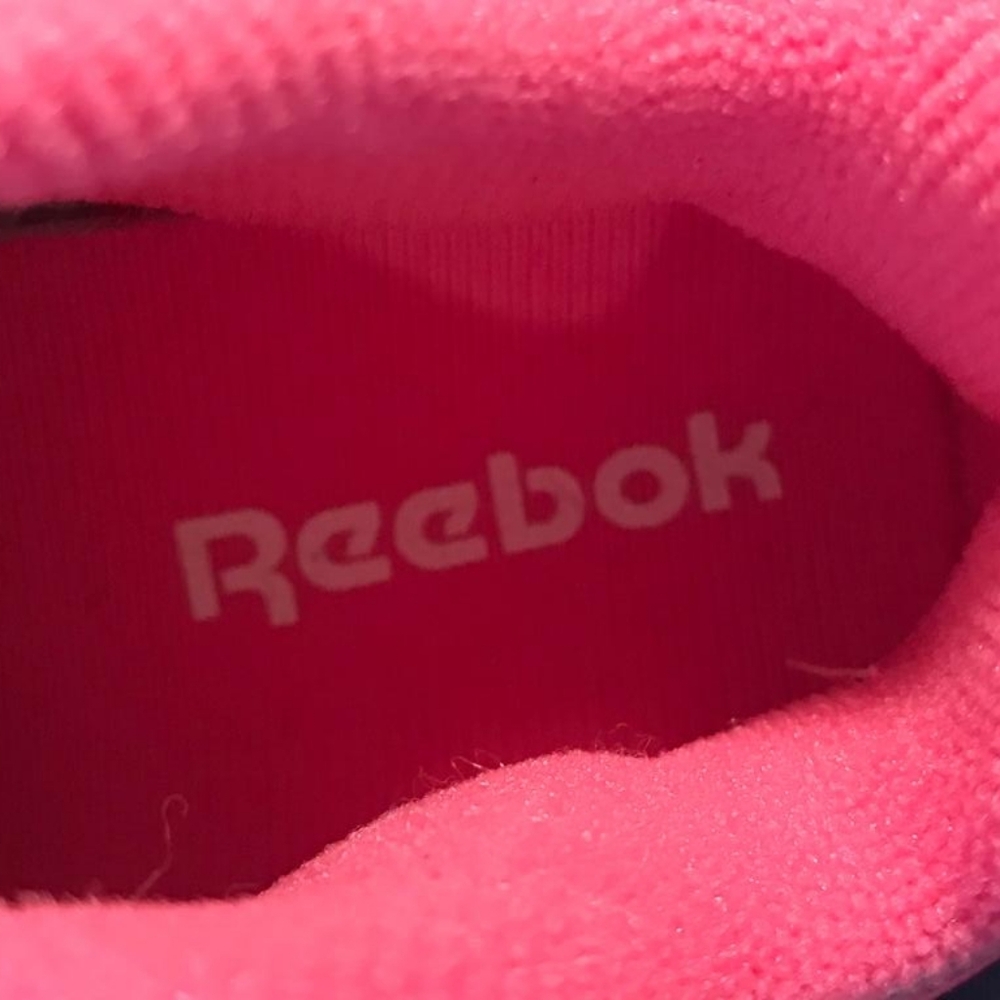 Reebok Beby Girl's White & Pink Royal CL Jog/Glide Sneakers, Size 5 - Picture 7 of 9